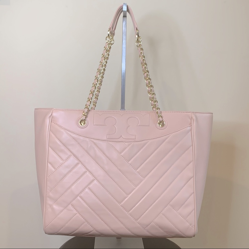 Tory Burch Alexa Flat Tote - Pink Quartz / EUC